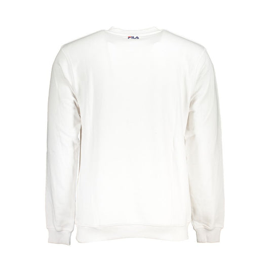 White Cotton Men Sweater-Fila-LabelTerrace.com