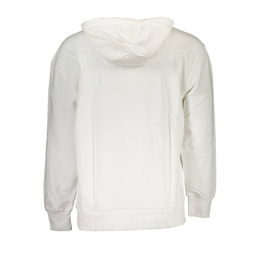 White Cotton Men Sweater-Tommy Hilfiger-LabelTerrace.com