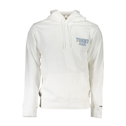 White Cotton Men Sweater-Tommy Hilfiger-LabelTerrace.com