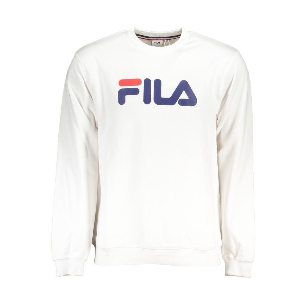 White Cotton Men Sweater-Fila-LabelTerrace.com