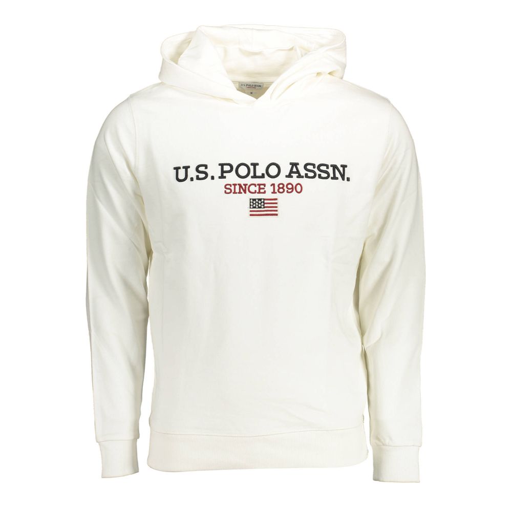 White Cotton Men Sweater-U.S. POLO ASSN.-LabelTerrace.com