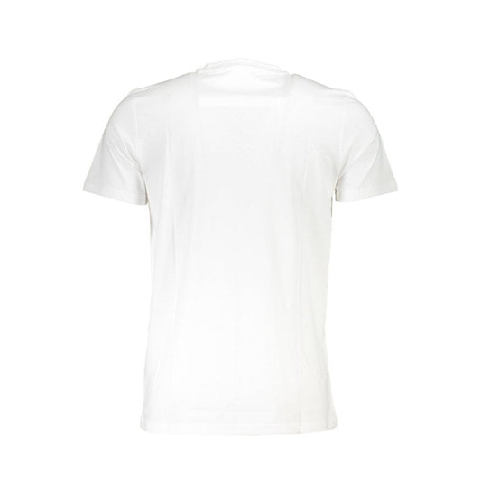 White Cotton Men T-Shirt