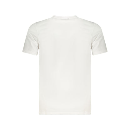 White Cotton Men T-Shirt