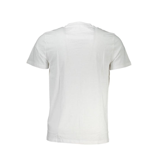White Cotton Men T-Shirt