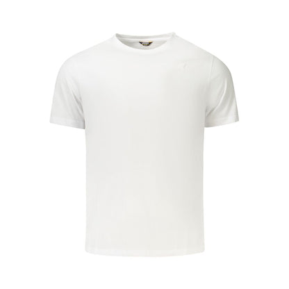 White Cotton Men T-Shirt