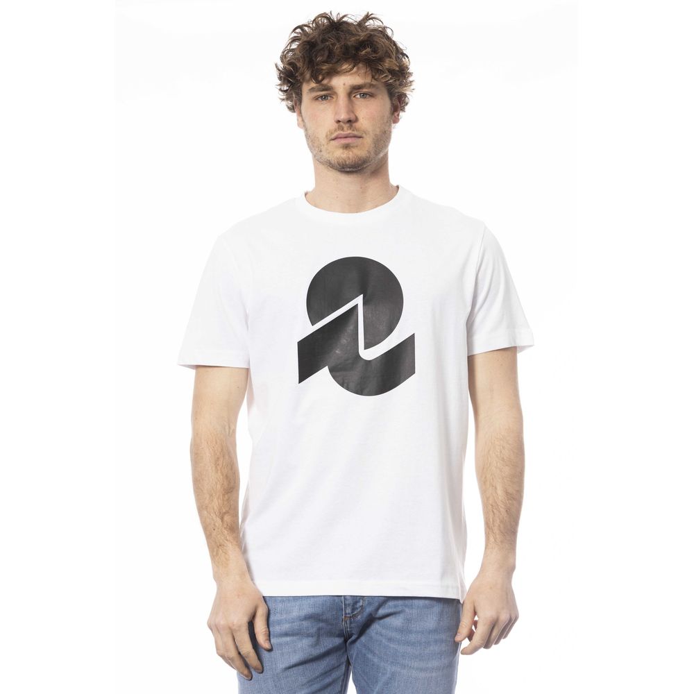 "White Cotton Men T-Shirt"