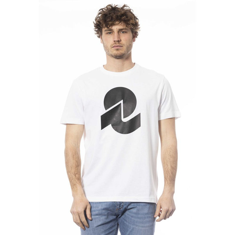 "White Cotton Men T-Shirt"