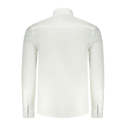 White Cotton Men's Shirt