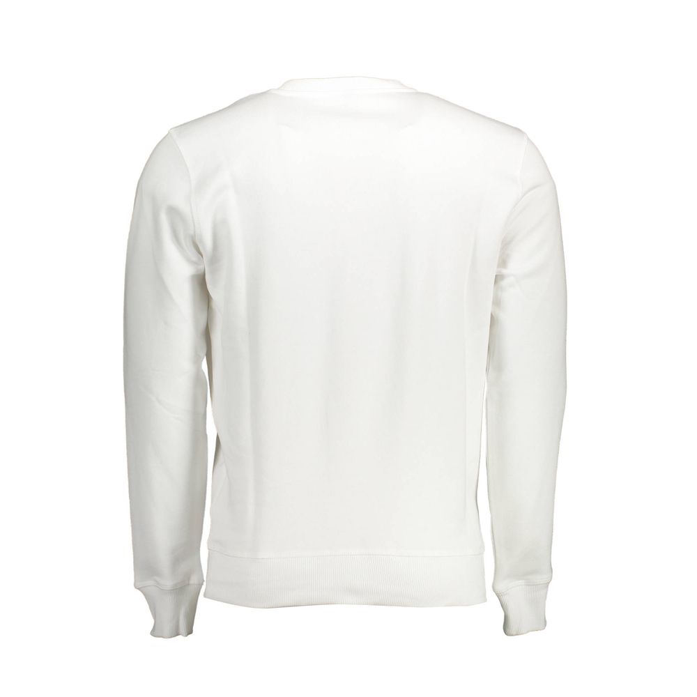 White Cotton Men's Sweatshirt