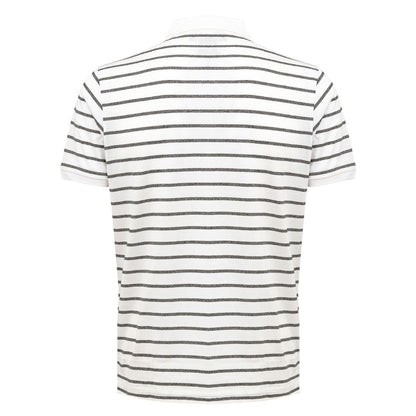 White Cotton Polo Shirt-Dunhill-LabelTerrace.com