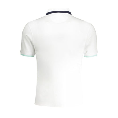White Cotton Polo Shirt-La Martina-LabelTerrace.com