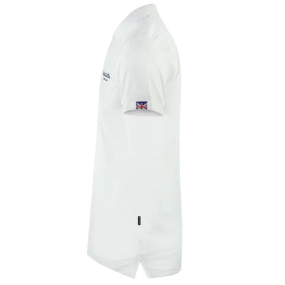 White Cotton Polo Shirt-Aquascutum-LabelTerrace.com