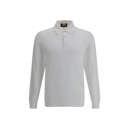 White Cotton Polo Shirt