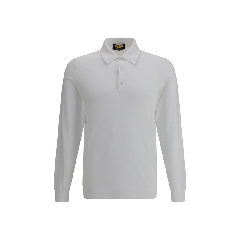 White Cotton Polo Shirt