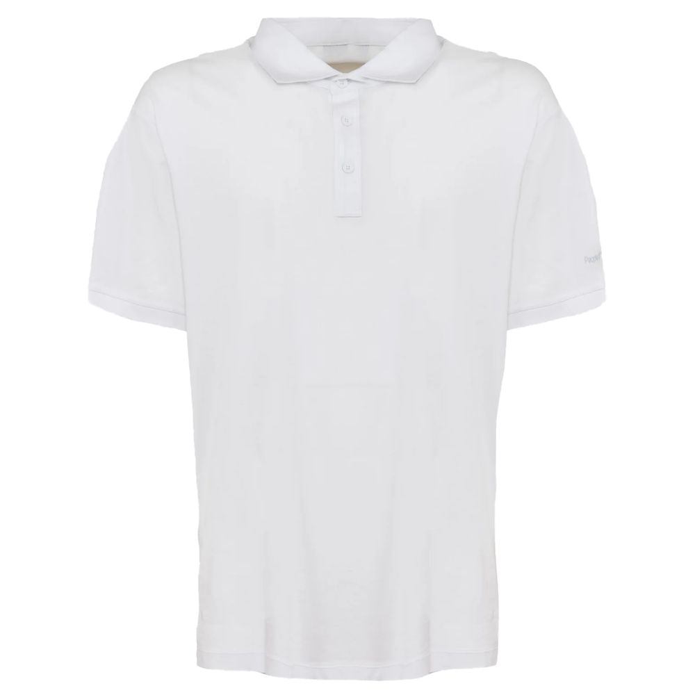 White Cotton Polo Shirt-People Of Shibuya-LabelTerrace.com