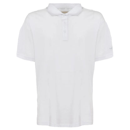 White Cotton Polo Shirt-People Of Shibuya-LabelTerrace.com