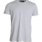 White Cotton Roundneck Short Sleeve T-shirt-Dolce & Gabbana-LabelTerrace.com