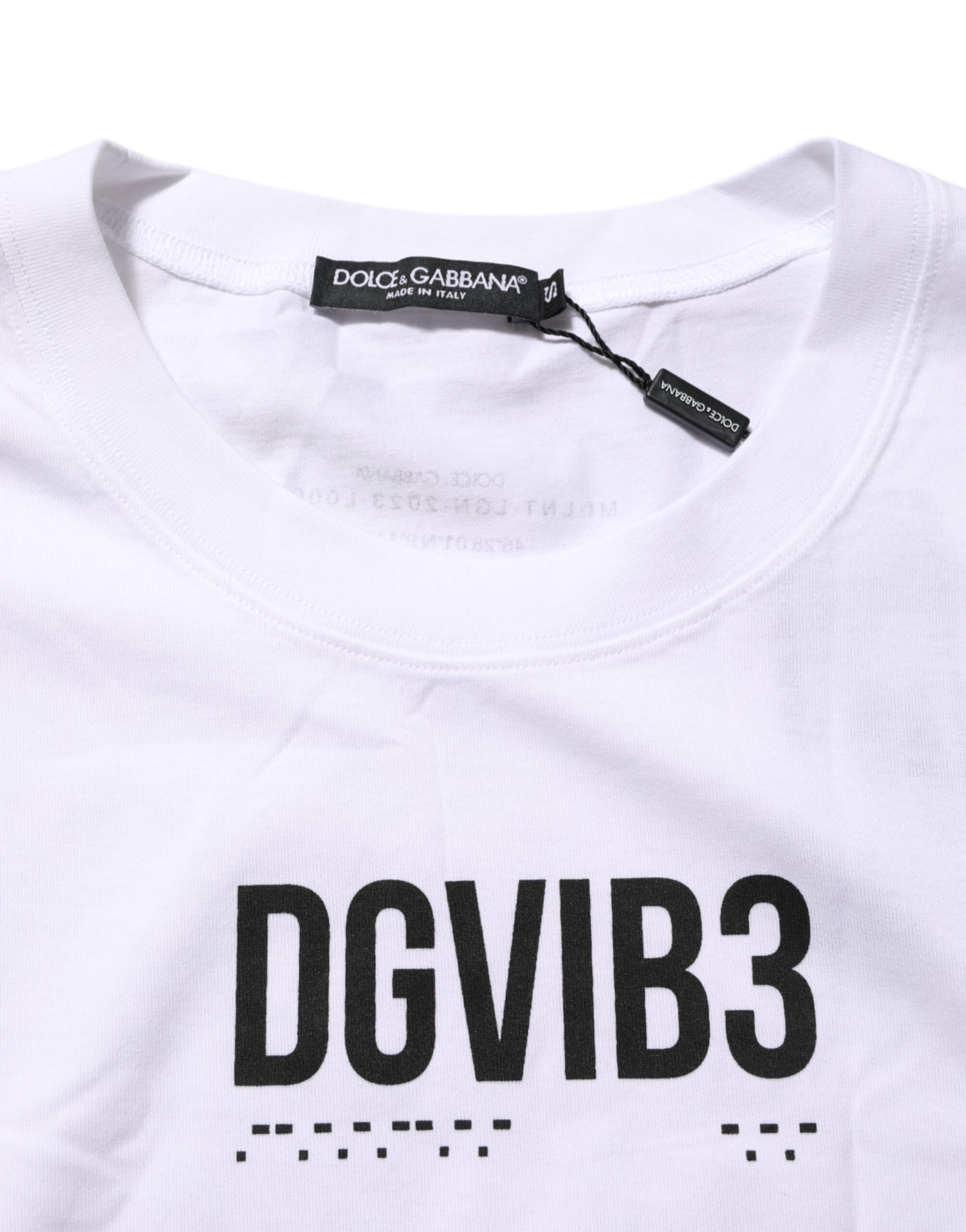 White Cotton Sleeveless Printed Tank T-shirt