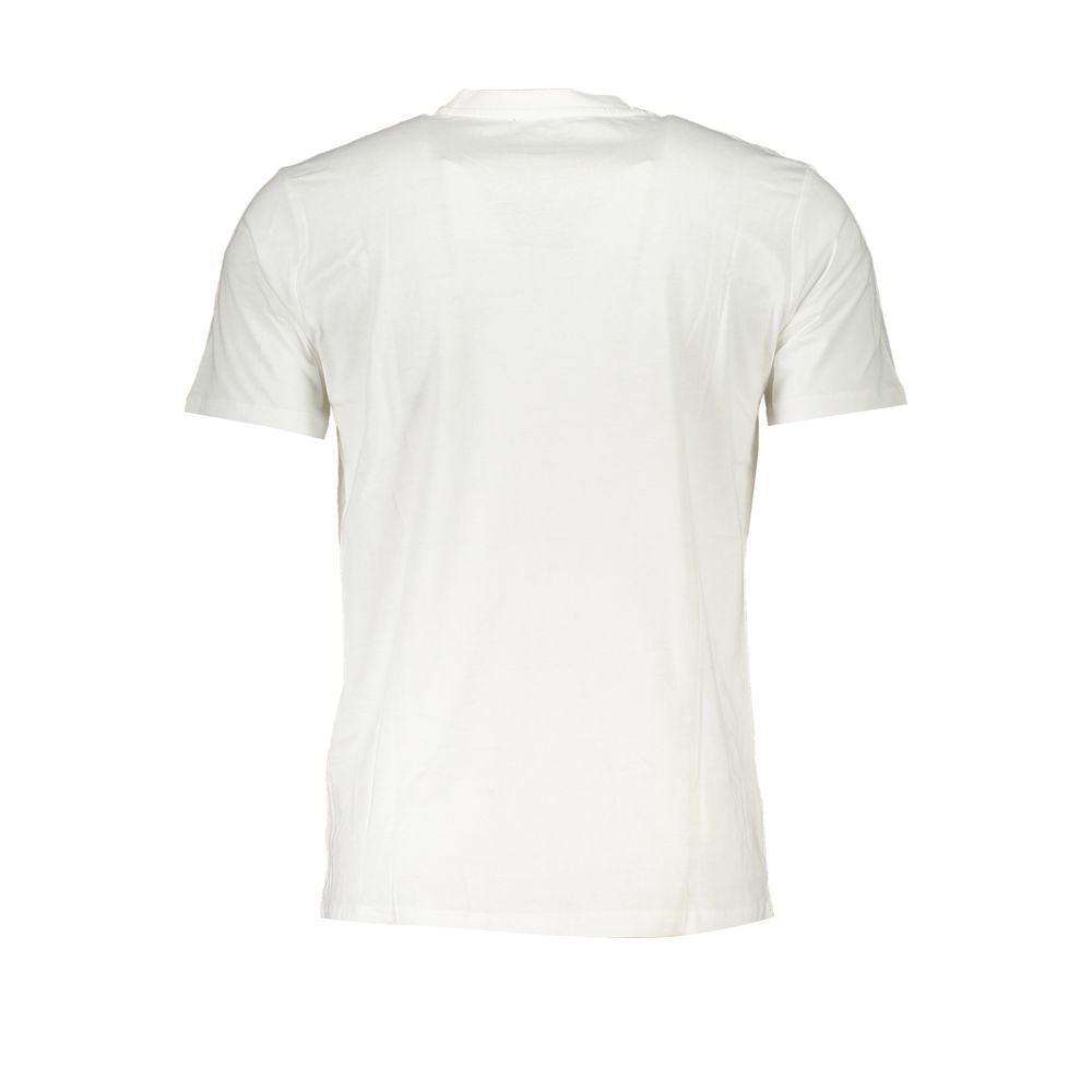 White Cotton T-Shirt-Cavalli Class-LabelTerrace.com