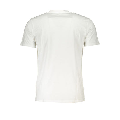 White Cotton T-Shirt-Cavalli Class-LabelTerrace.com