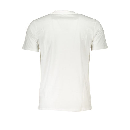 White Cotton T-Shirt-Cavalli Class-LabelTerrace.com