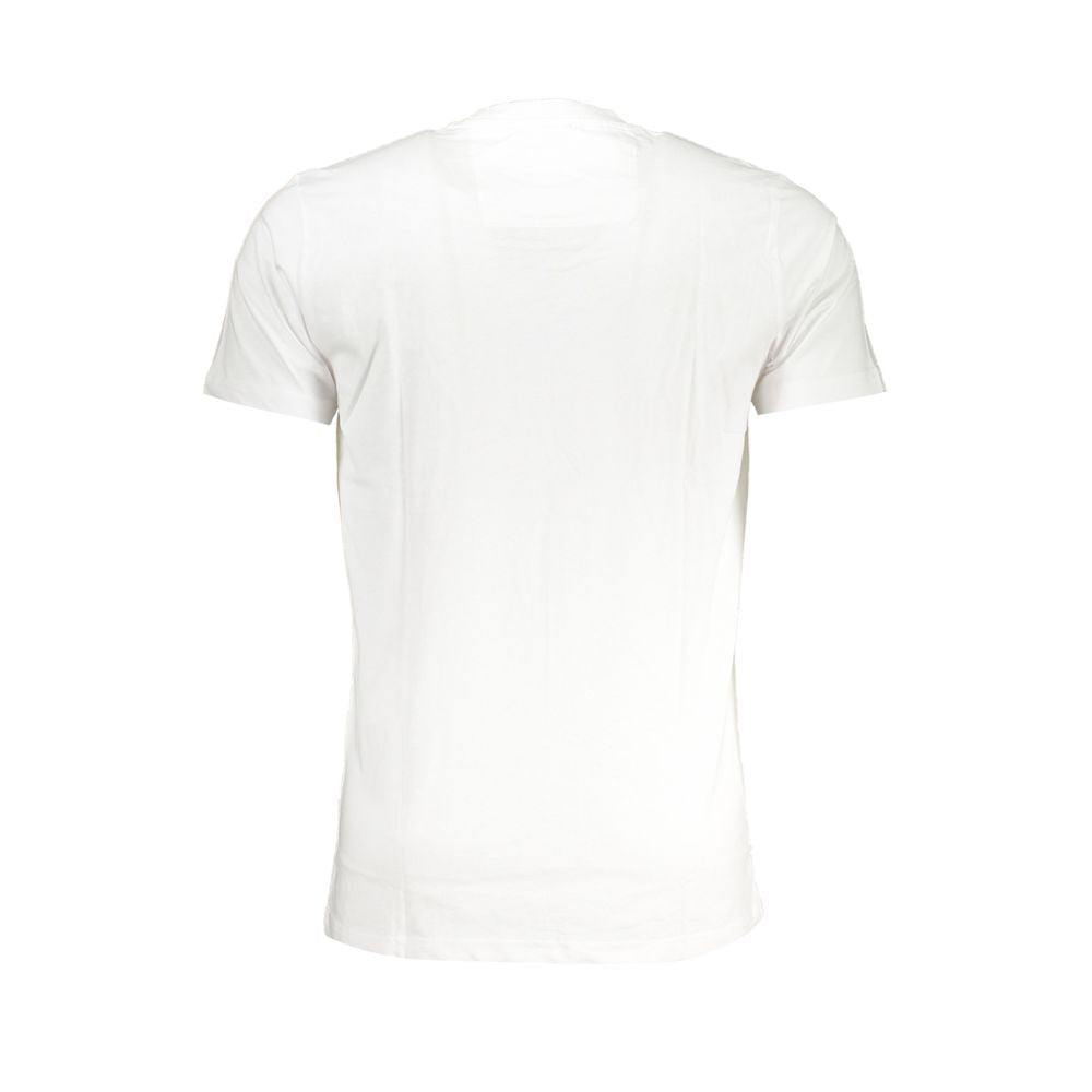 White Cotton T-Shirt-Cavalli Class-LabelTerrace.com