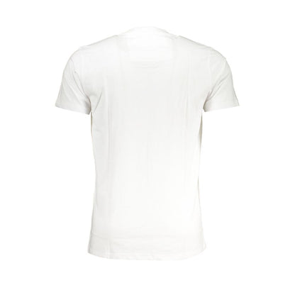 White Cotton T-Shirt-Cavalli Class-LabelTerrace.com