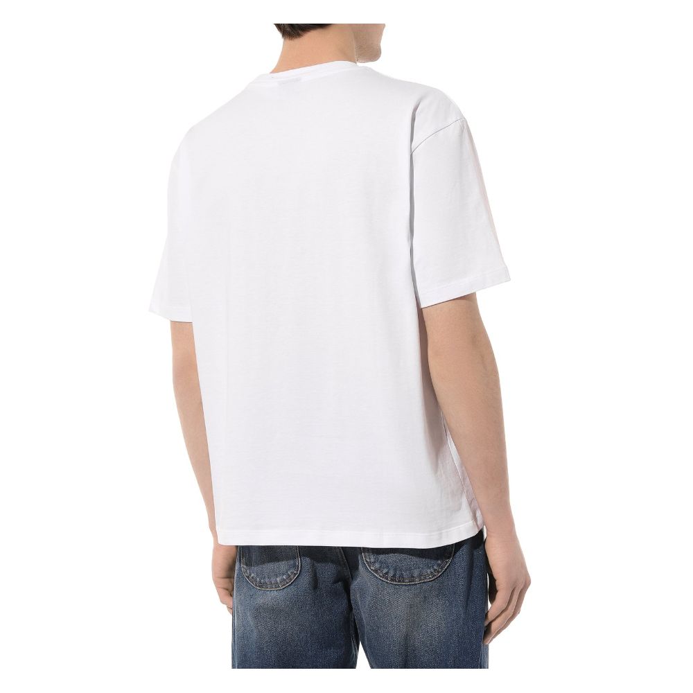 White Cotton T-Shirt-Comme Des Fuckdown-LabelTerrace.com