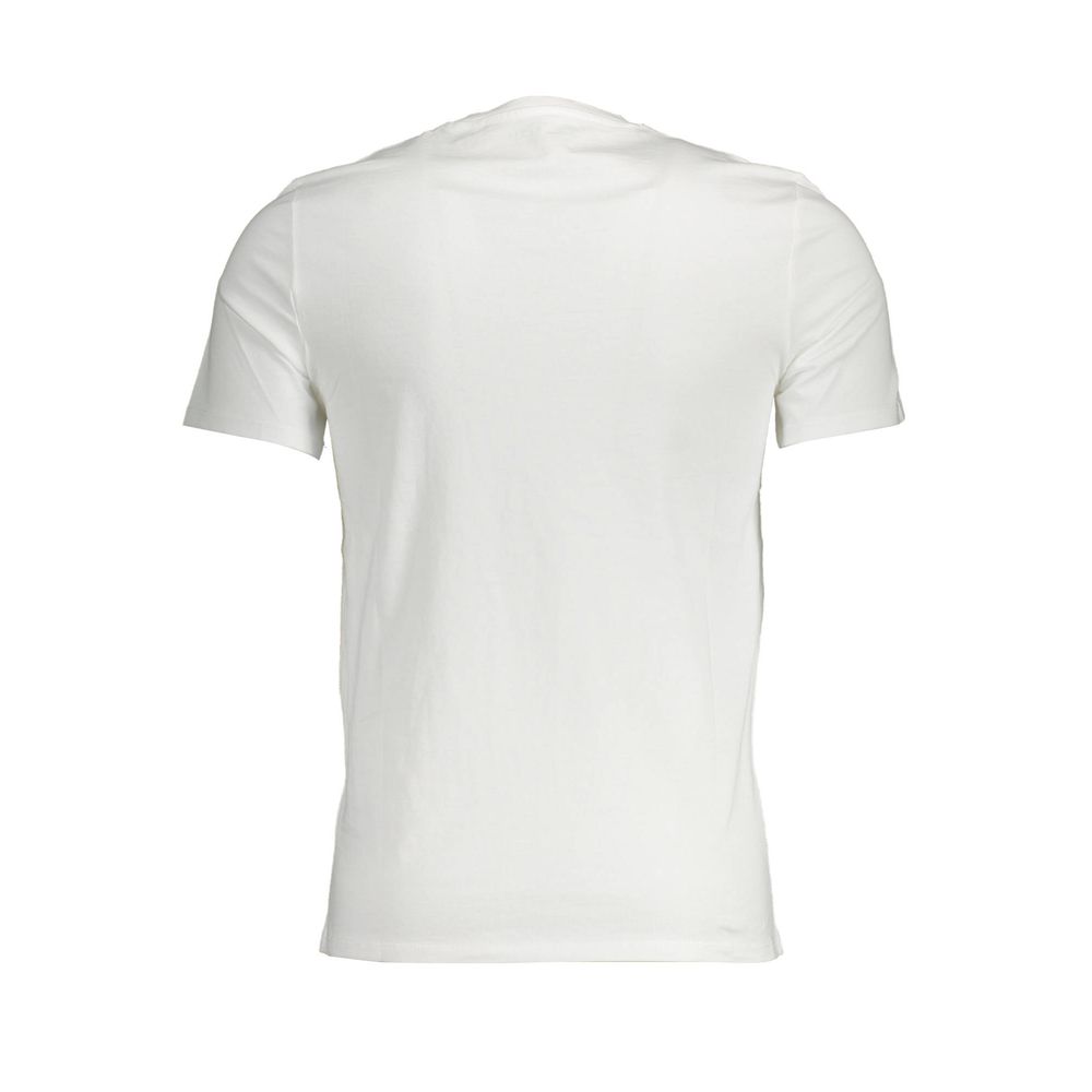 White Cotton T-Shirt-Guess Jeans-LabelTerrace.com