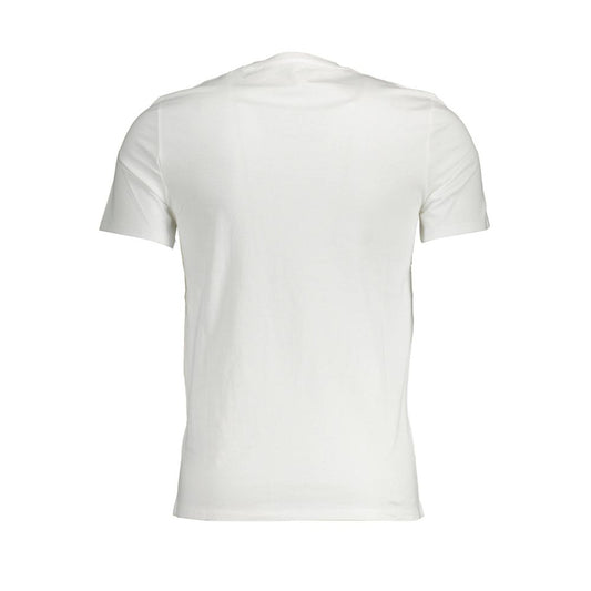 White Cotton T-Shirt-Guess Jeans-LabelTerrace.com