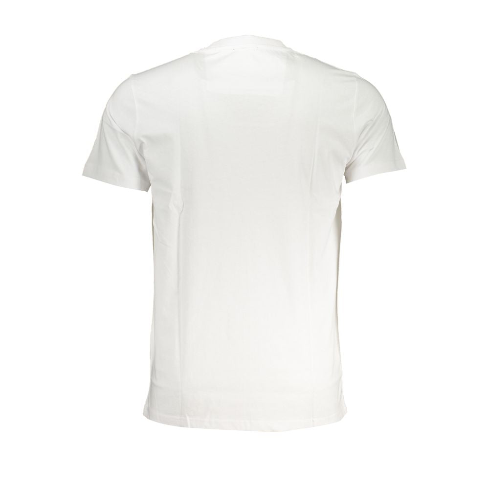 White Cotton T-Shirt-Cavalli Class-LabelTerrace.com