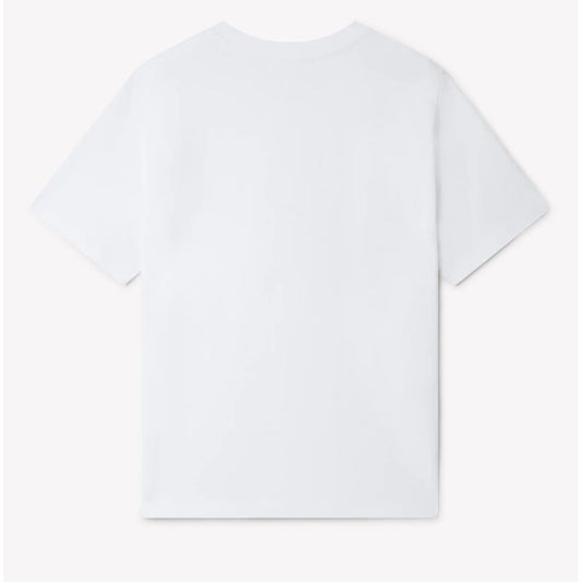 White Cotton T-Shirt-Casablanca-LabelTerrace.com