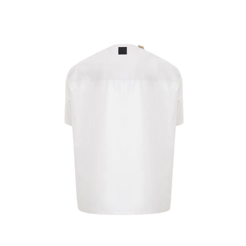 White Cotton T-Shirt-Emporio Armani-LabelTerrace.com