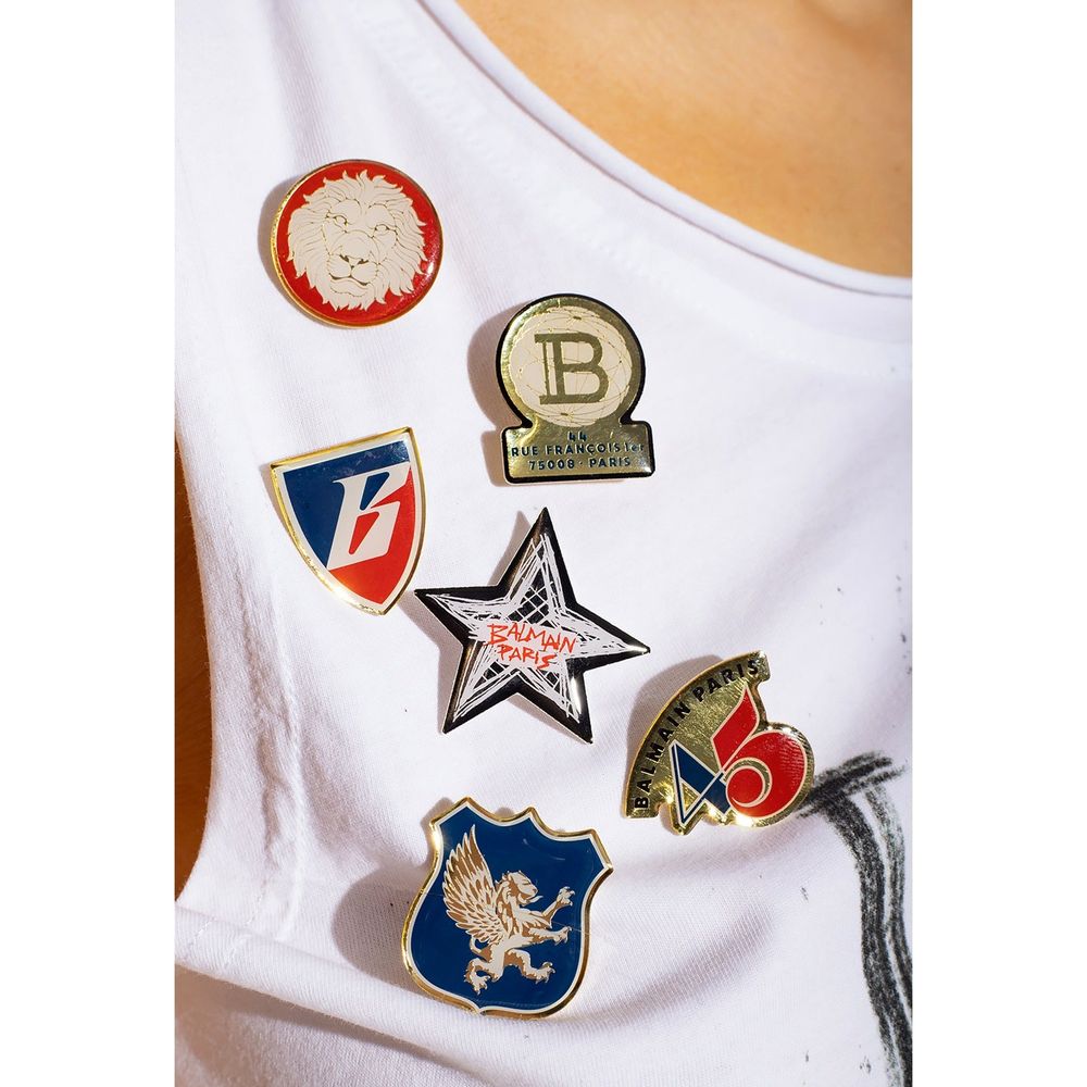 تي شيرت قطني مطبوع ومقصوص