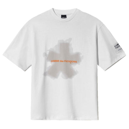 White Cotton T-Shirt-Comme Des Fuckdown-LabelTerrace.com