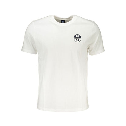 White Cotton T-Shirt-North Sails-LabelTerrace.com