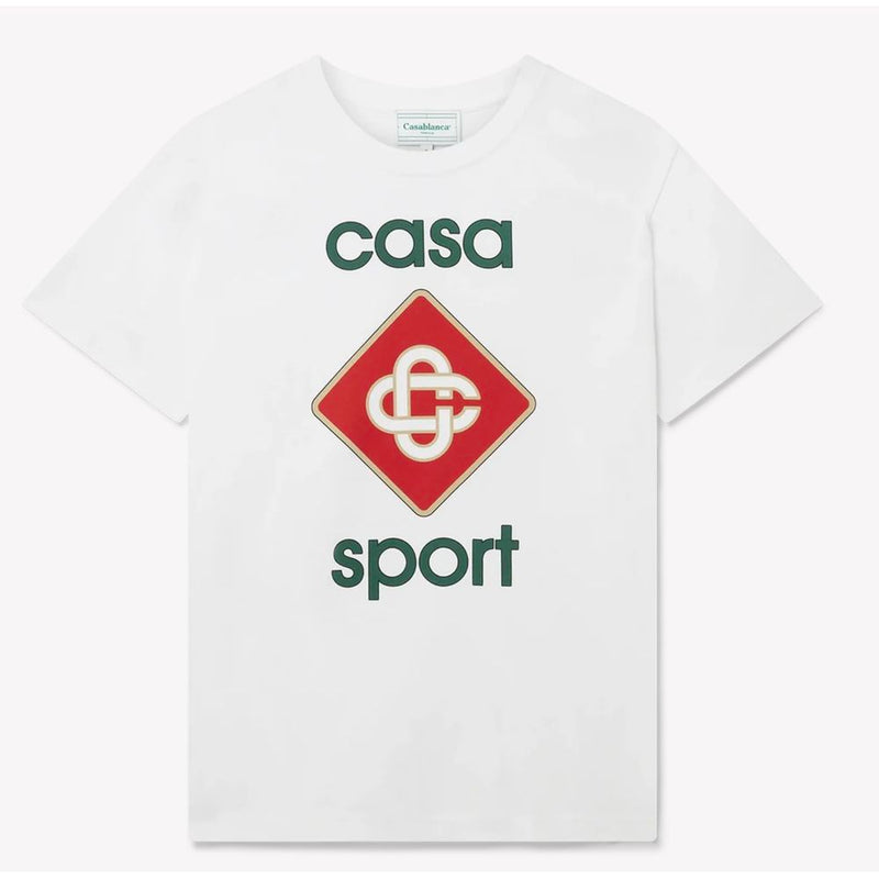 تي شيرت قطني أبيض