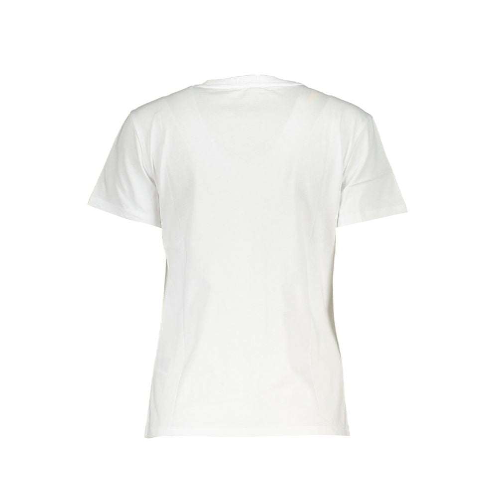 White Cotton Women T-Shirt-Patrizia Pepe-LabelTerrace.com