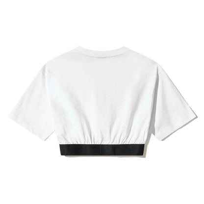 White Cotton Women T-Shirt-Comme Des Fuckdown-LabelTerrace.com