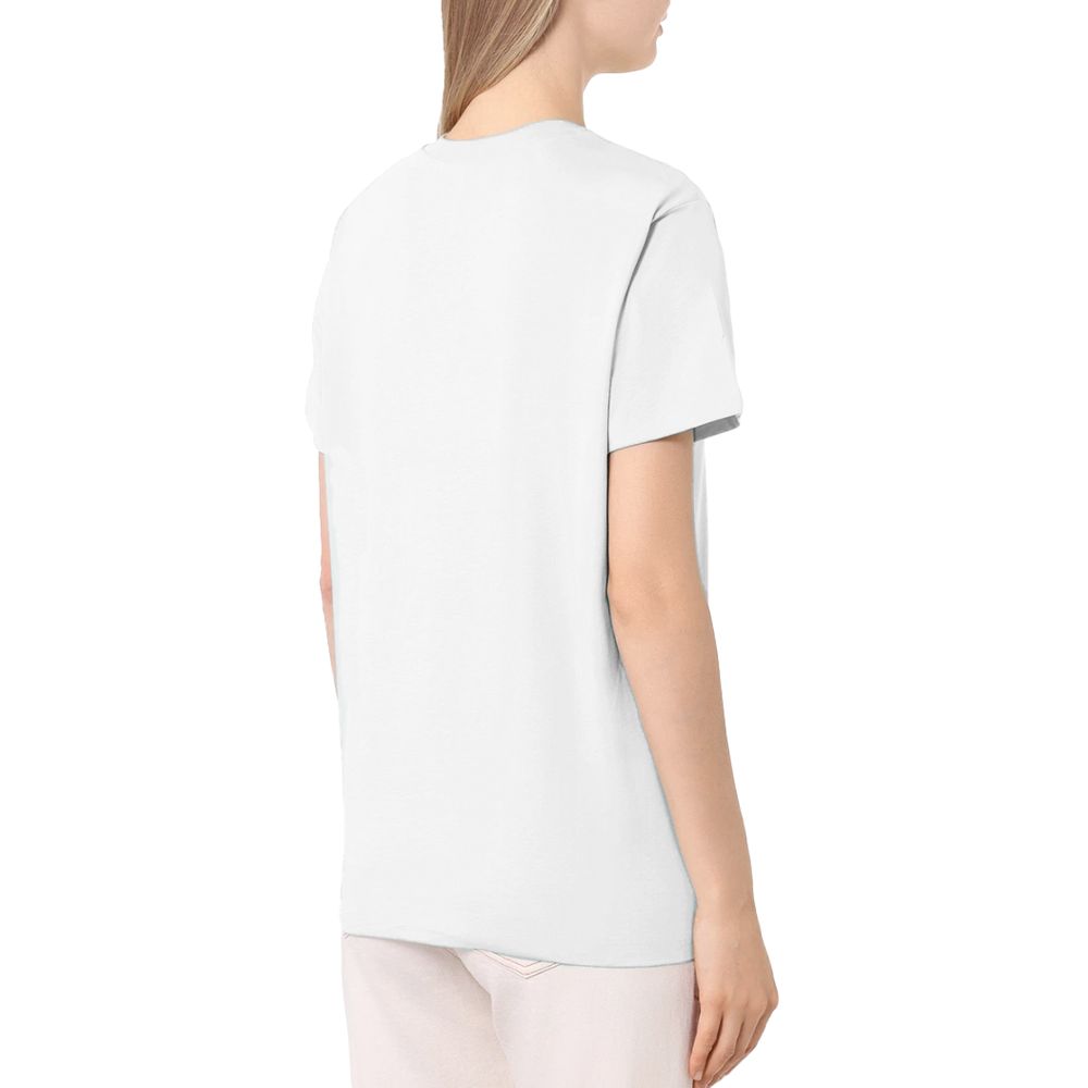 White Cotton Women T-Shirt-Hinnominate-LabelTerrace.com