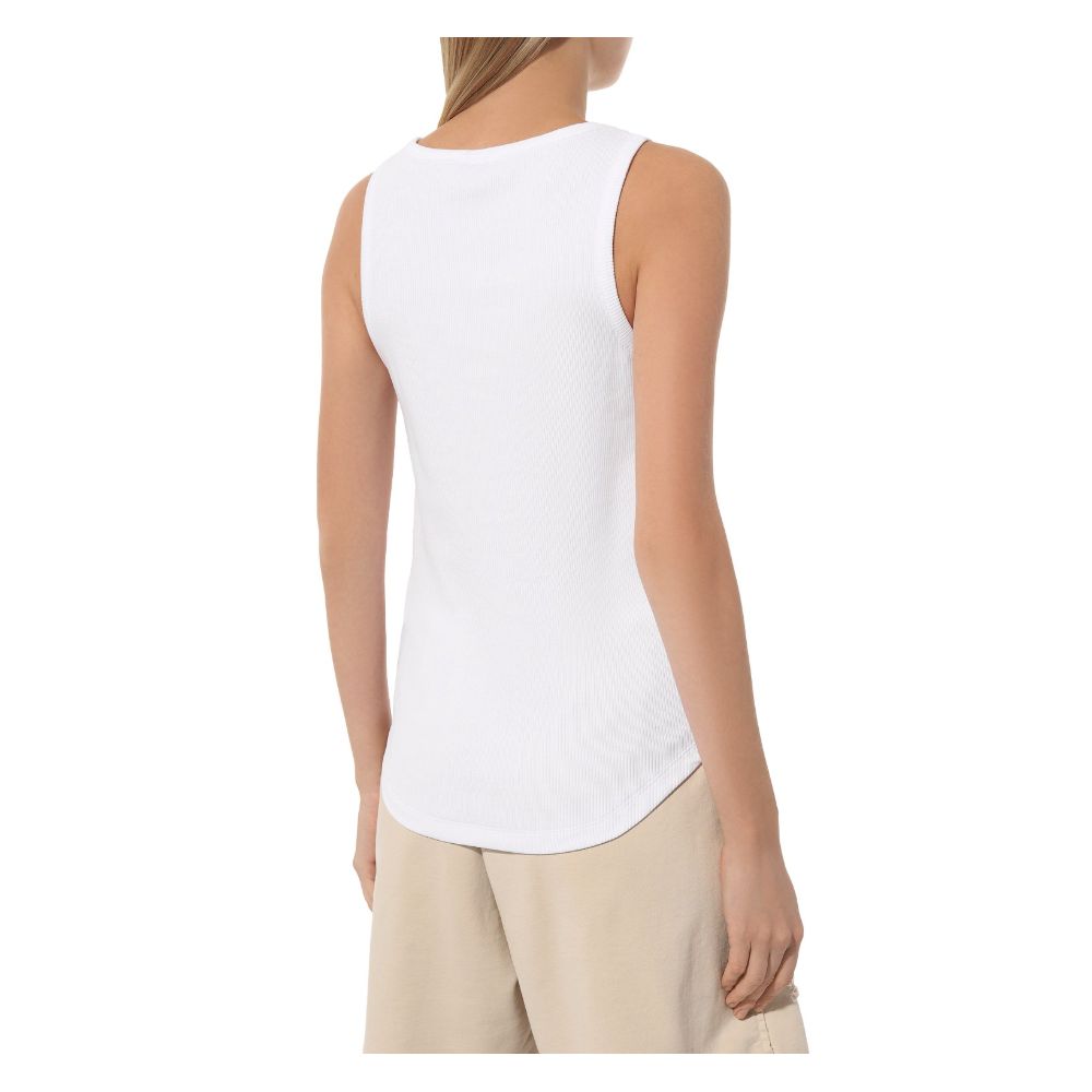 White Cotton Women Top-Comme Des Fuckdown-LabelTerrace.com
