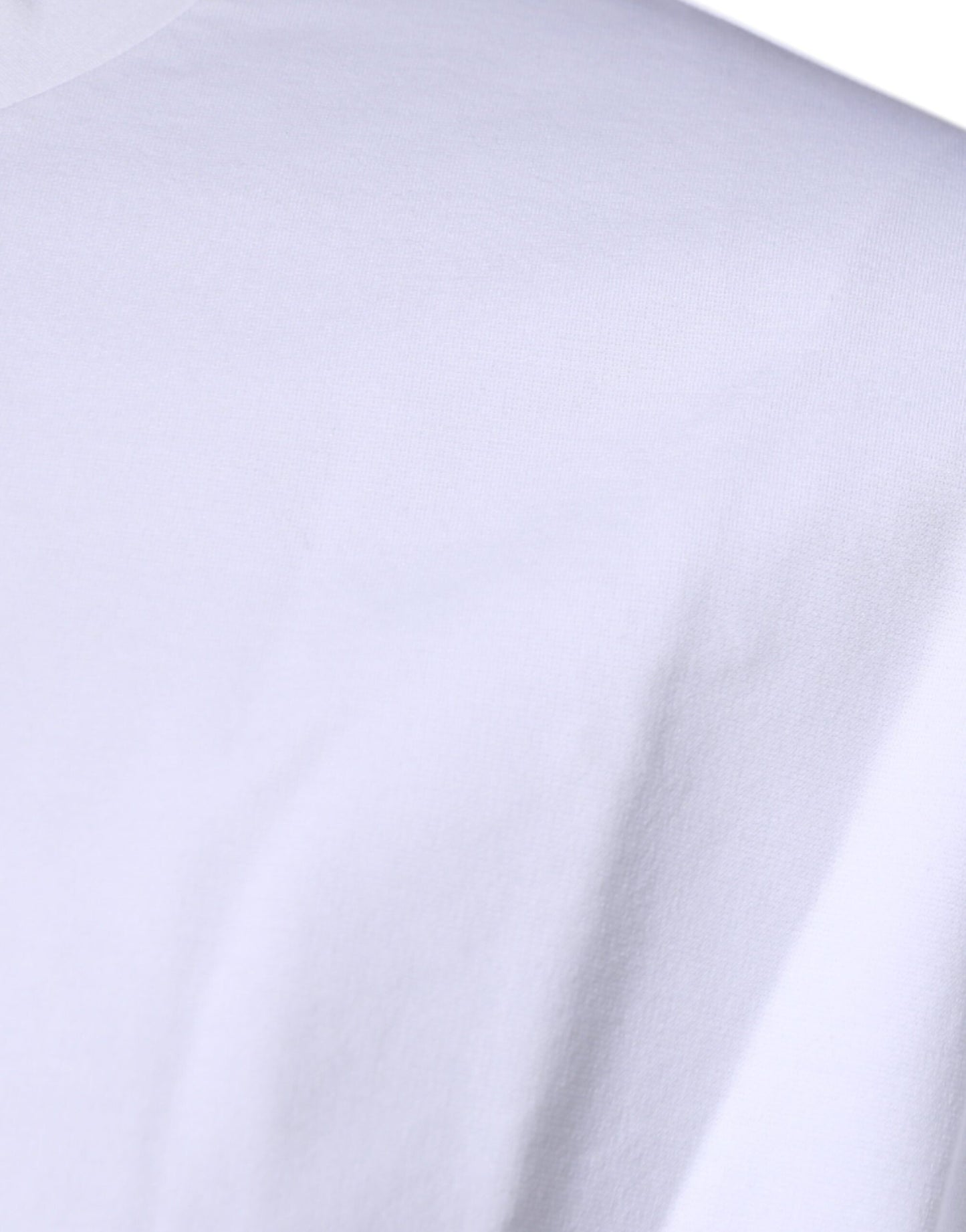 White DG Logo Cotton Crew Neck T-shirt-Dolce & Gabbana-LabelTerrace.com