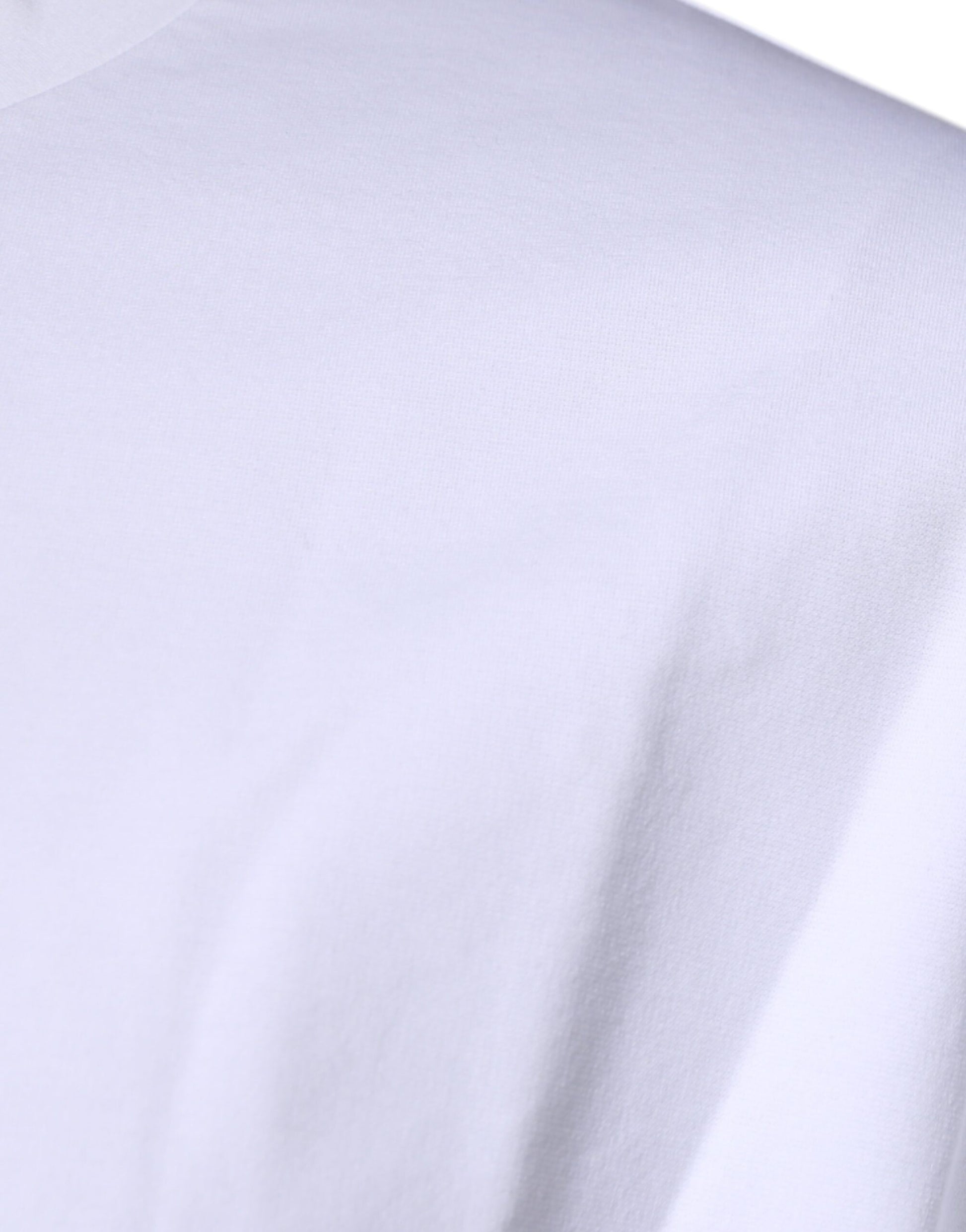 White DG Logo Cotton Crew Neck T-shirt-Dolce & Gabbana-LabelTerrace.com