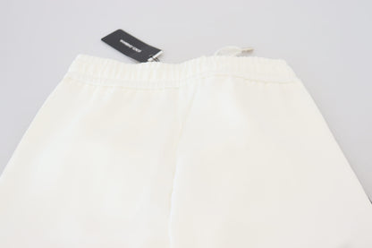 White DG Logo Sweatpants Pants
