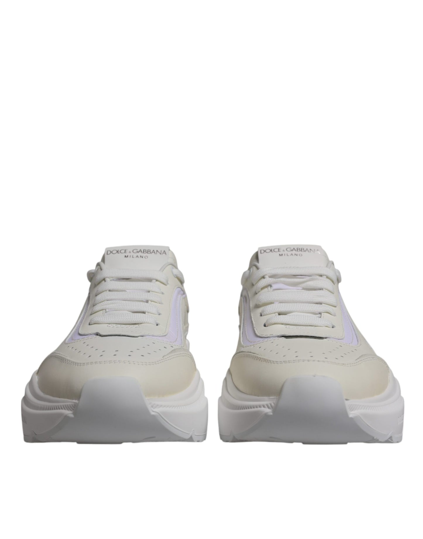 White Daymaster Low Top Sneakers Shoes-Dolce & Gabbana-LabelTerrace.com