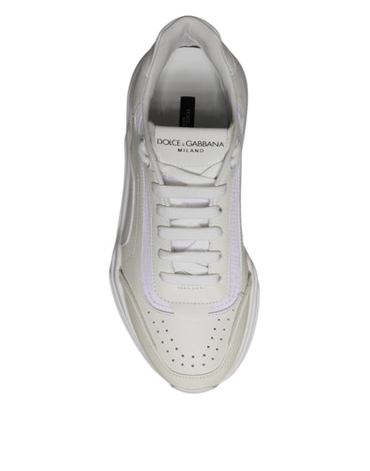 White Daymaster Low Top Sneakers Shoes-Dolce & Gabbana-LabelTerrace.com