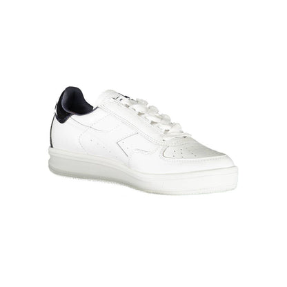 White Fabric Sneaker-Diadora-LabelTerrace.com