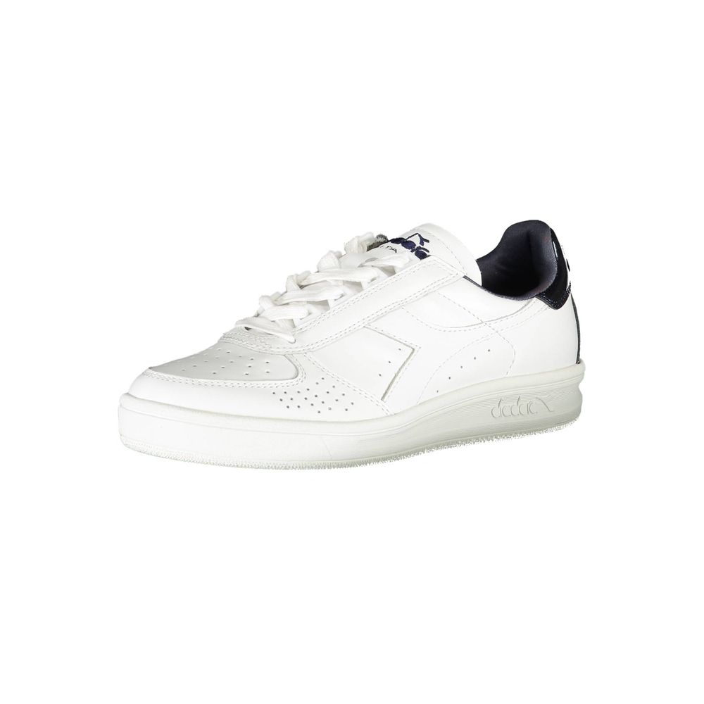 White Fabric Sneaker-Diadora-LabelTerrace.com