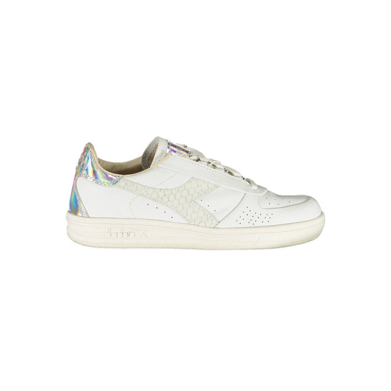 White Fabric Sneaker-Diadora-LabelTerrace.com