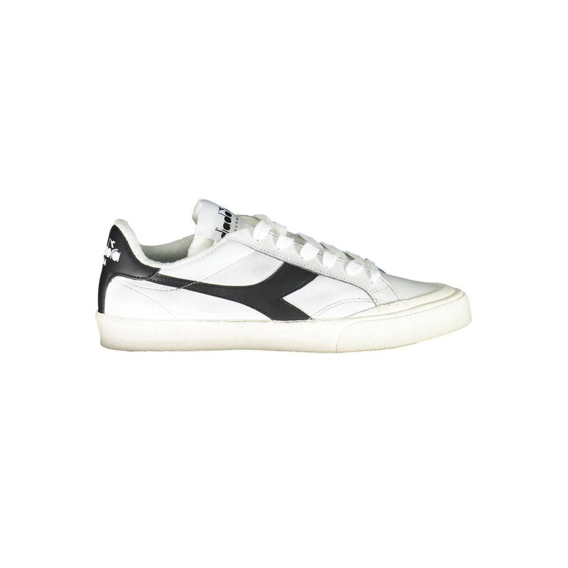 White Fabric Sneaker-Diadora-LabelTerrace.com